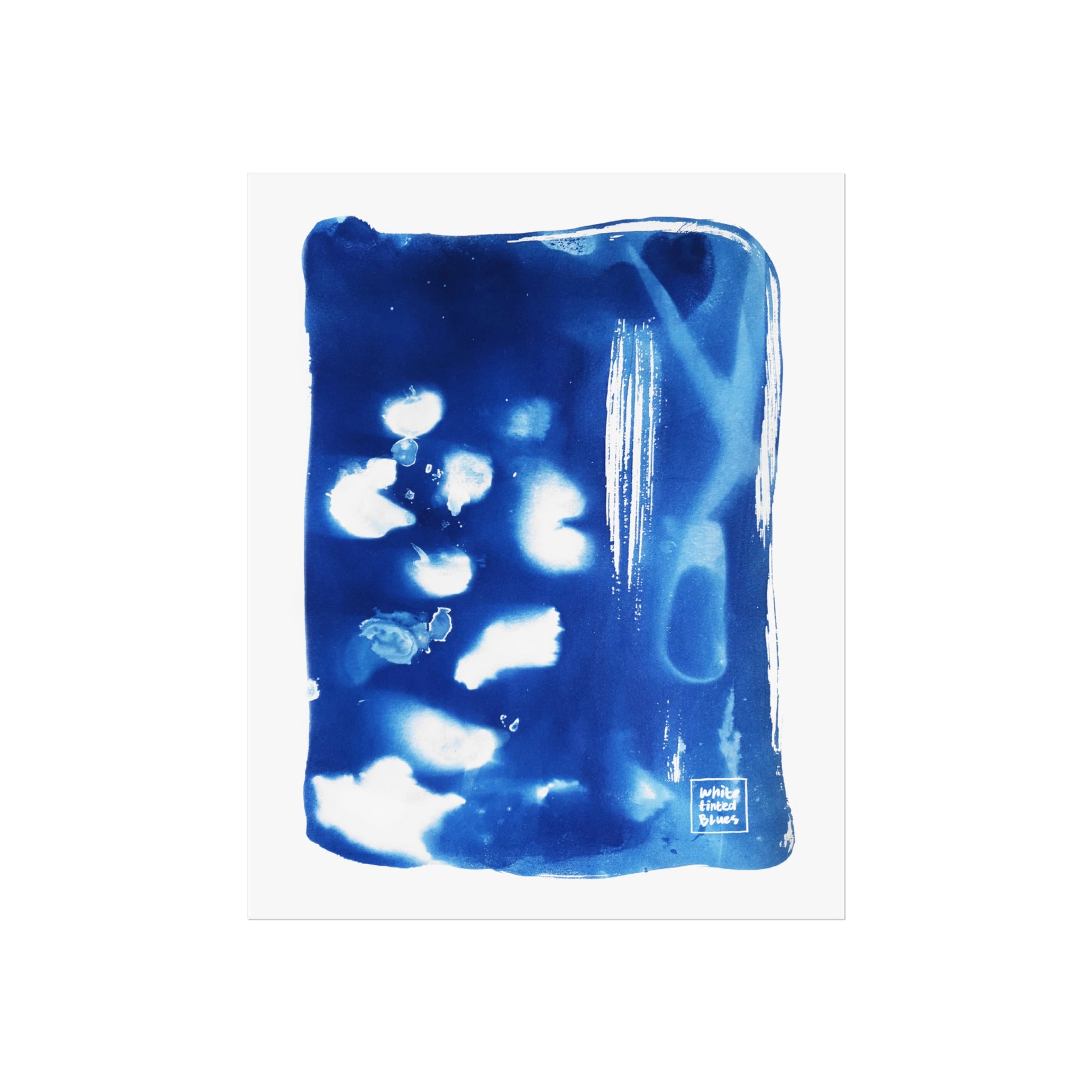 02. Snippets | Cyanotype Collection | 8x10" Giclée Fine Art Print