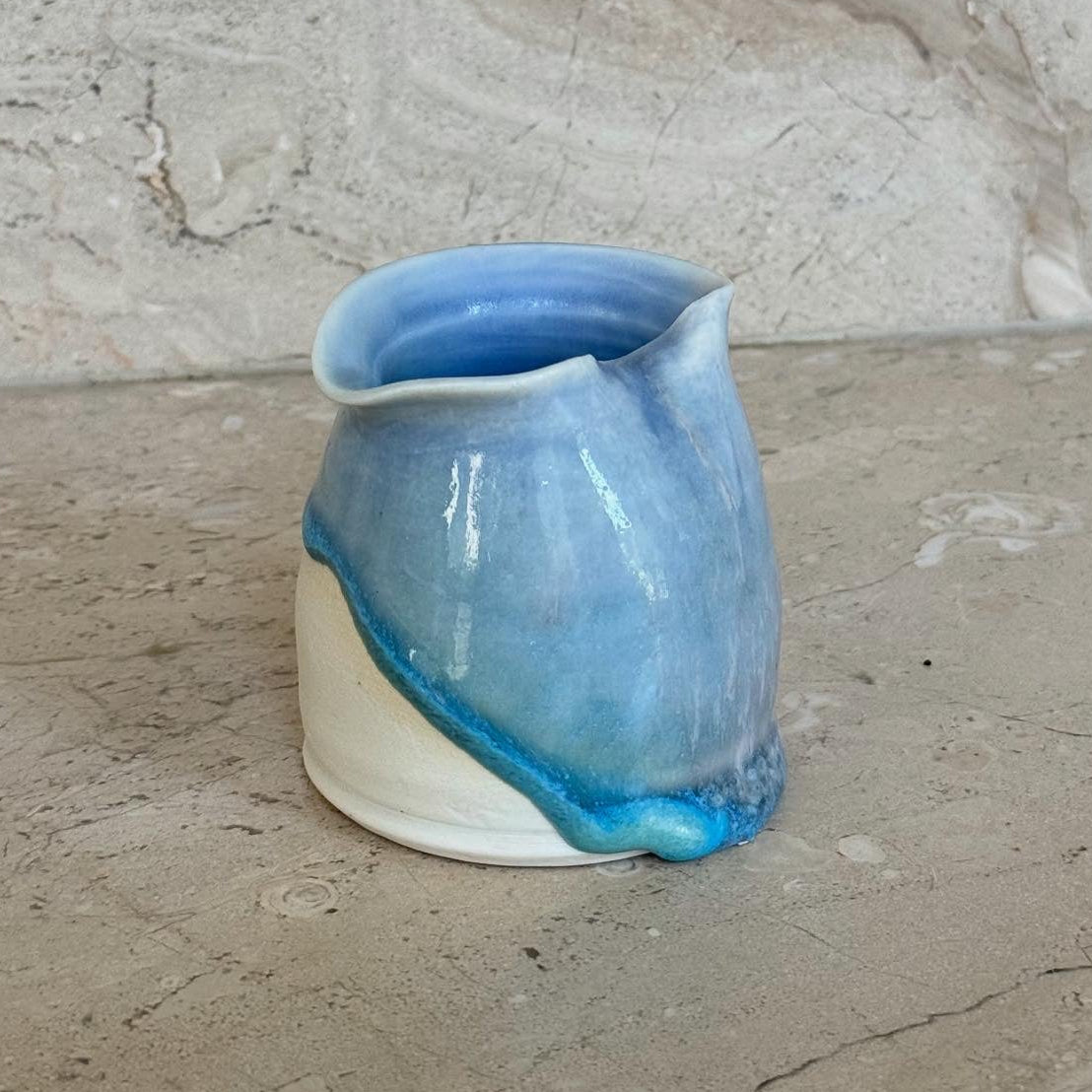 Les Sensor Cup 2 Piece Set | Melting Glacier Stoneware Series