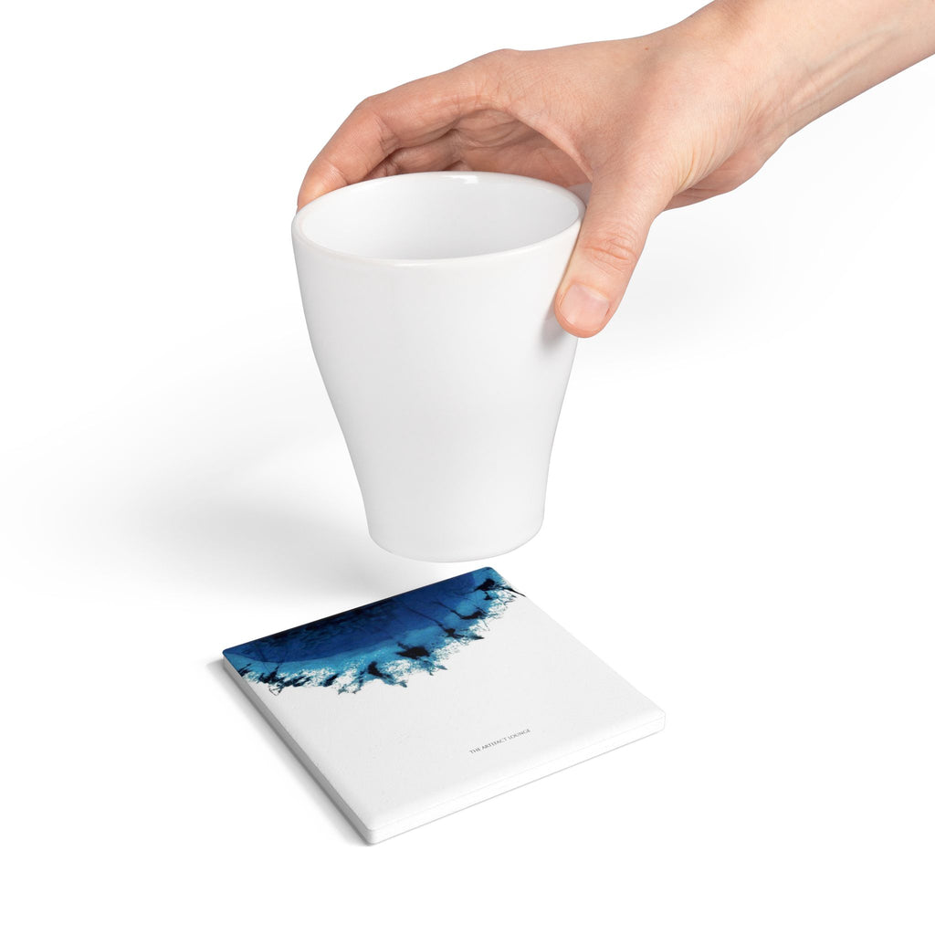 Arctic Oasis Ceramic Coaster