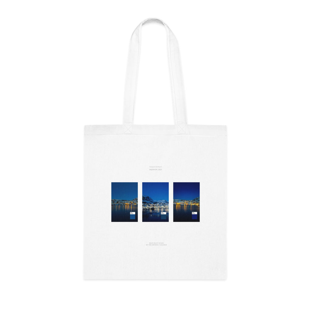 Blue Light Hour in Skjervøy Cotton Tote Bag