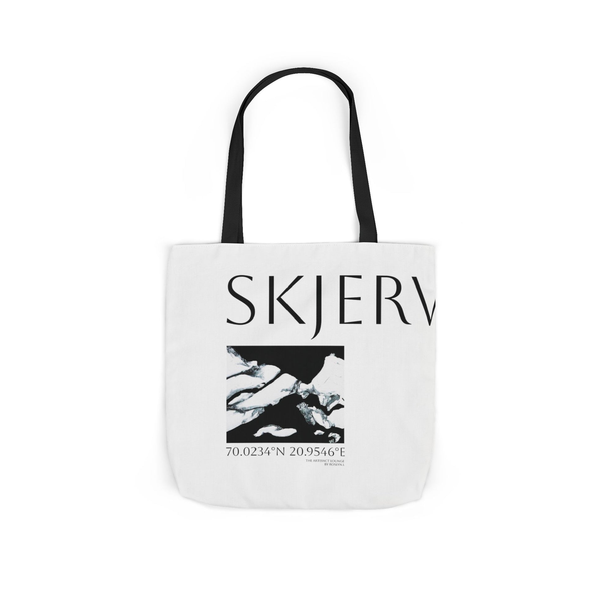 Skjervøy's Frost Canvas Tote Bag