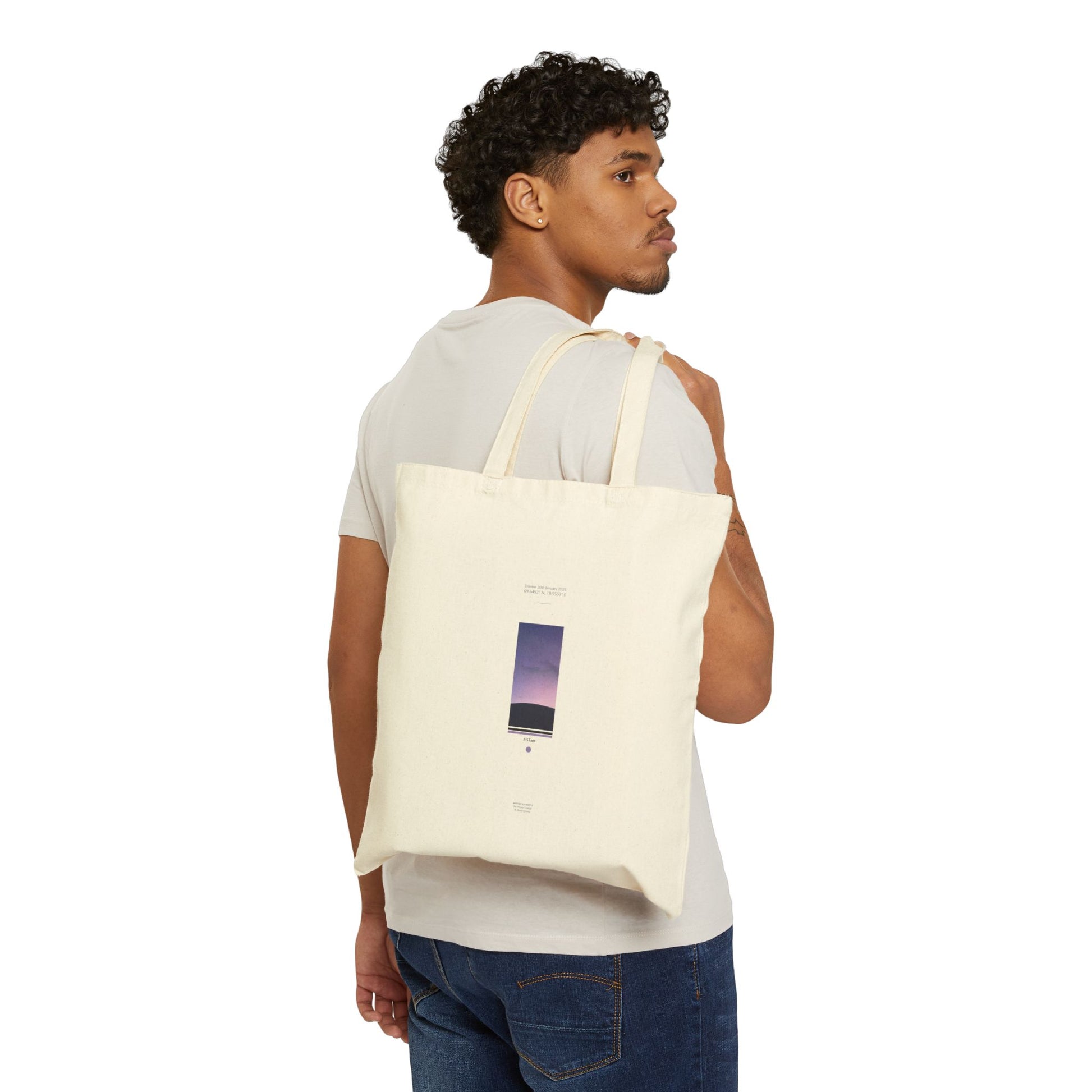 Time Capture of Skjervøya Cotton Canvas Tote Bag