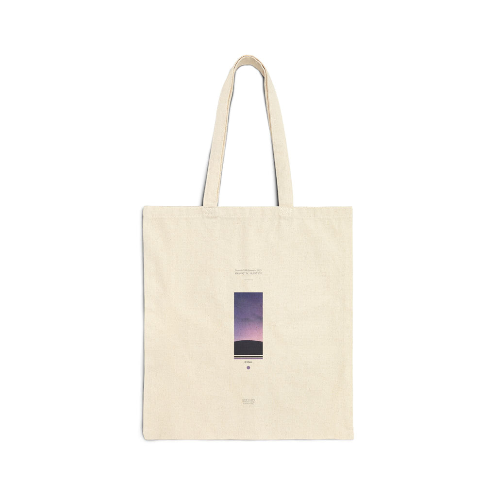 Time Capture of Skjervøya Cotton Canvas Tote Bag
