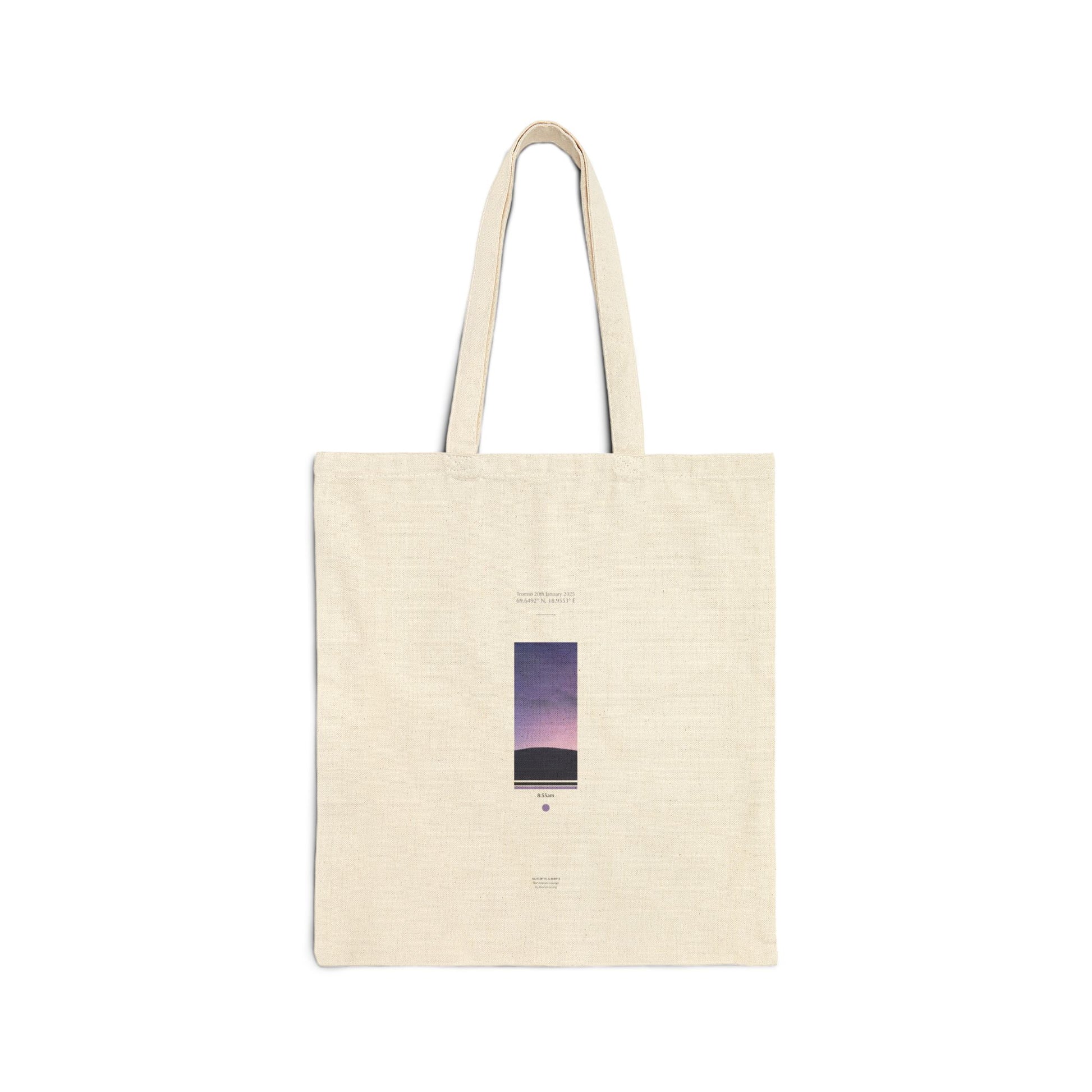 Time Capture of Skjervøya Cotton Canvas Tote Bag
