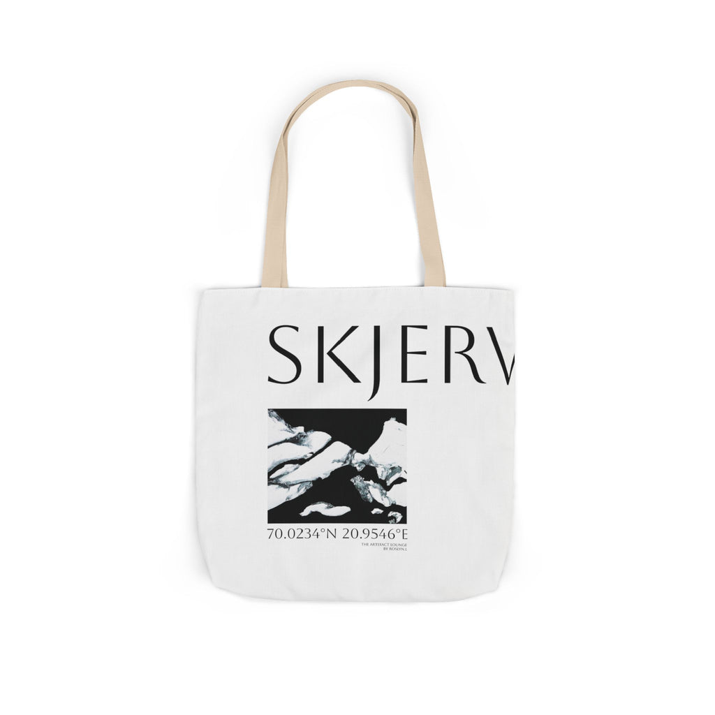 Skjervøy's Frost Canvas Tote Bag