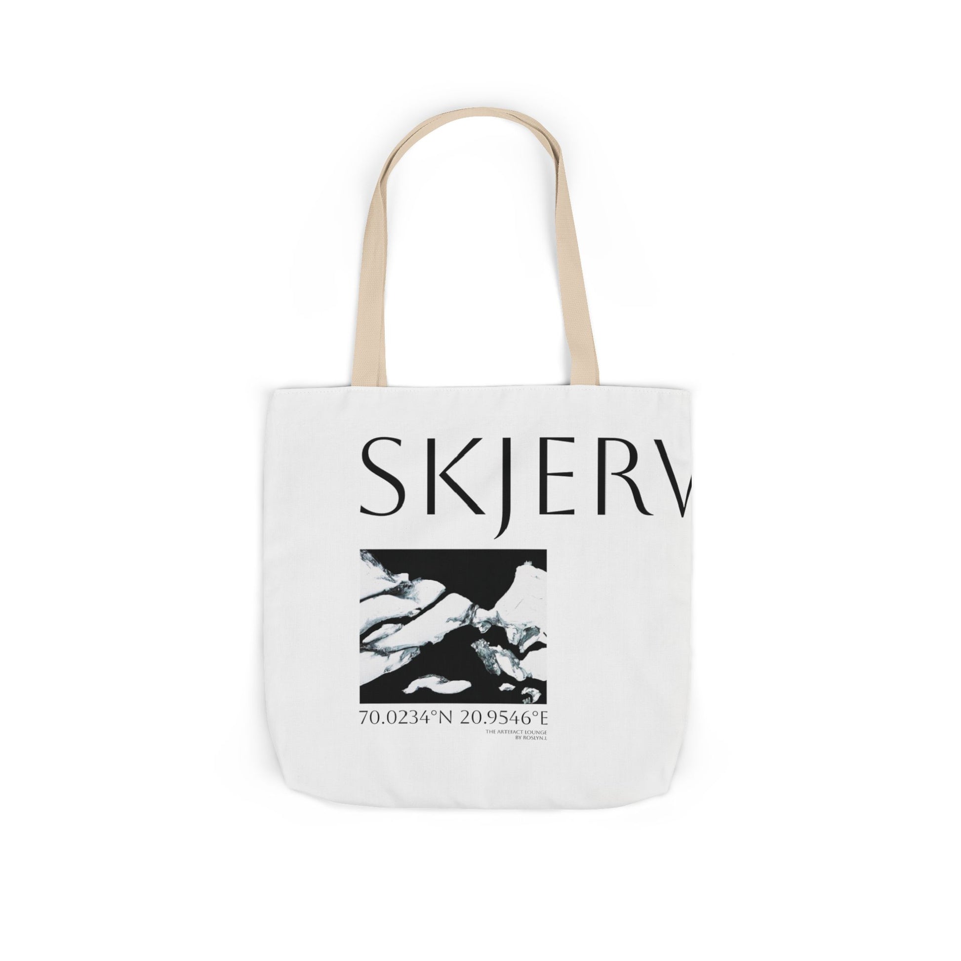 Skjervøy's Frost Canvas Tote Bag