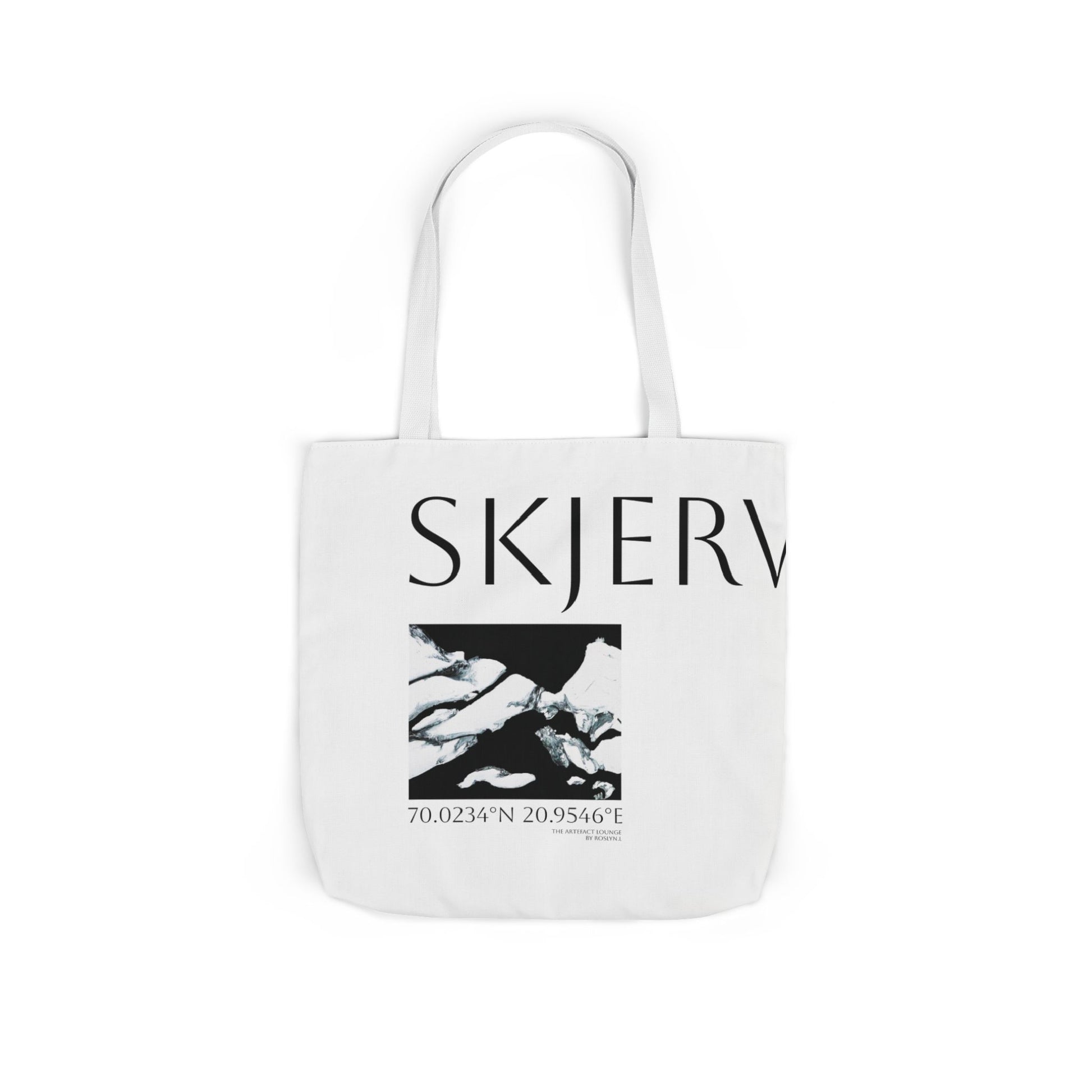 Skjervøy's Frost Canvas Tote Bag