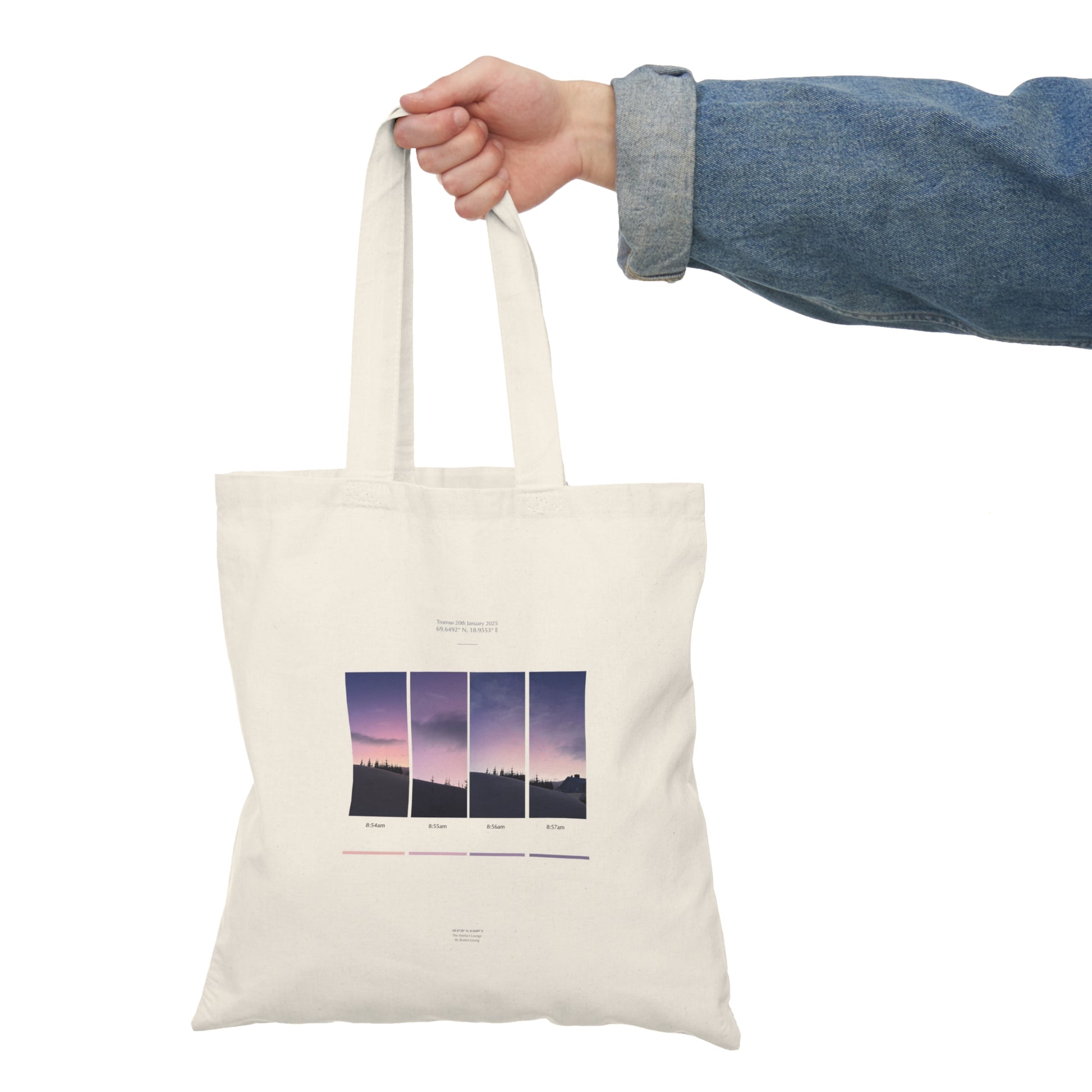 Time Capture of Skjervøya Tote Bag | Eco-Friendly Canvas Bag