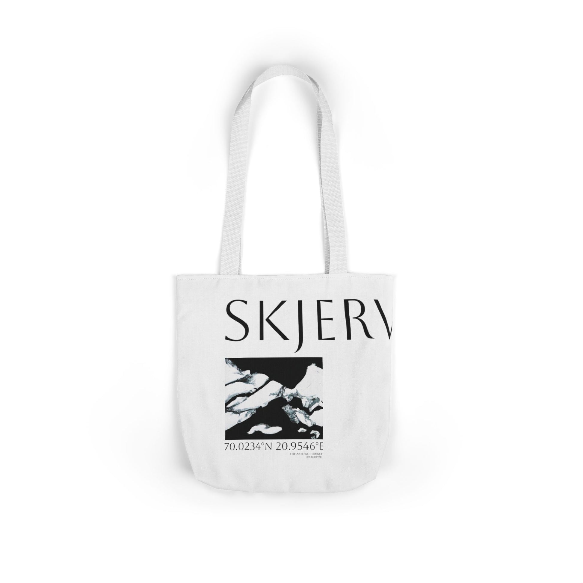 Skjervøy's Frost Canvas Tote Bag