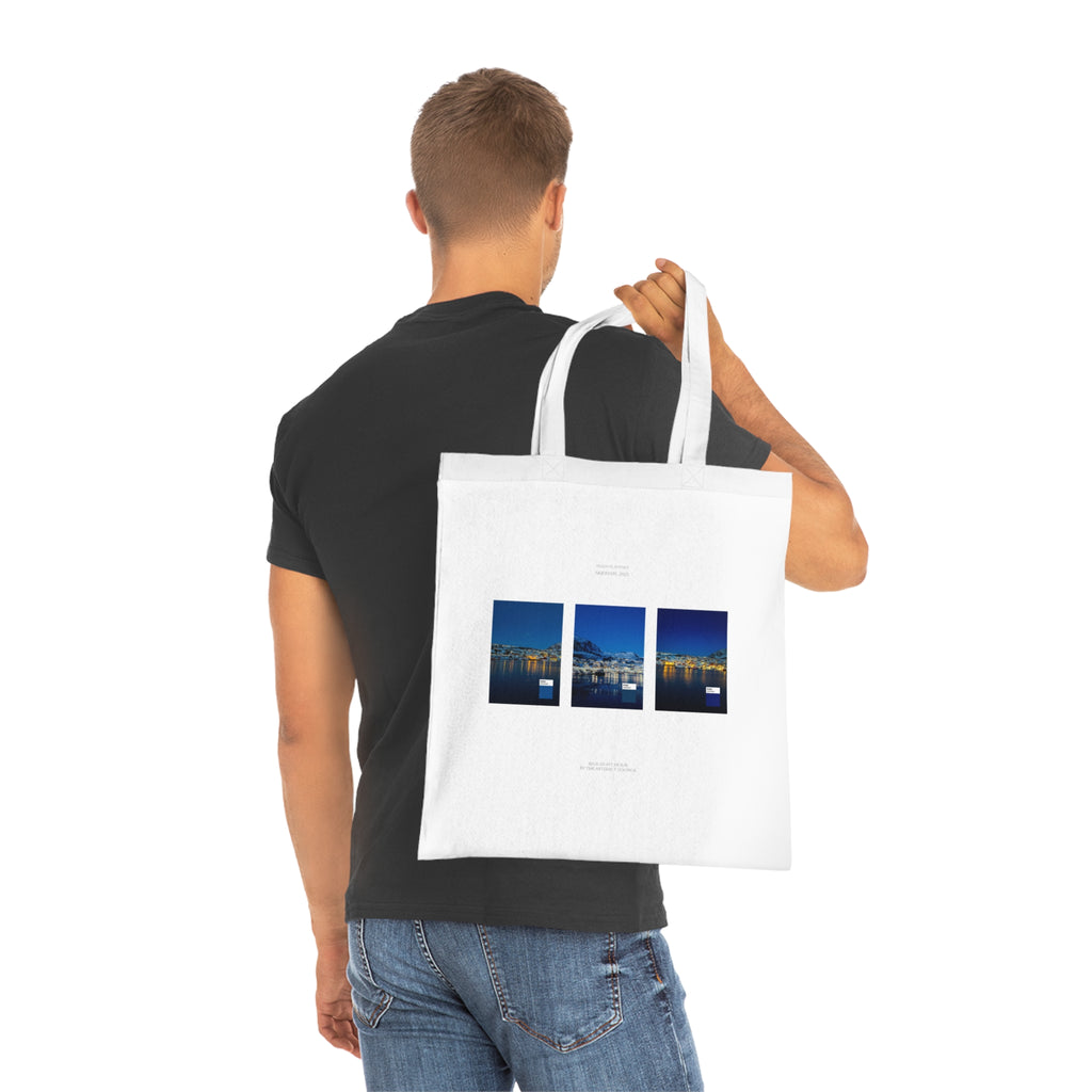 Blue Light Hour in Skjervøy Cotton Tote Bag