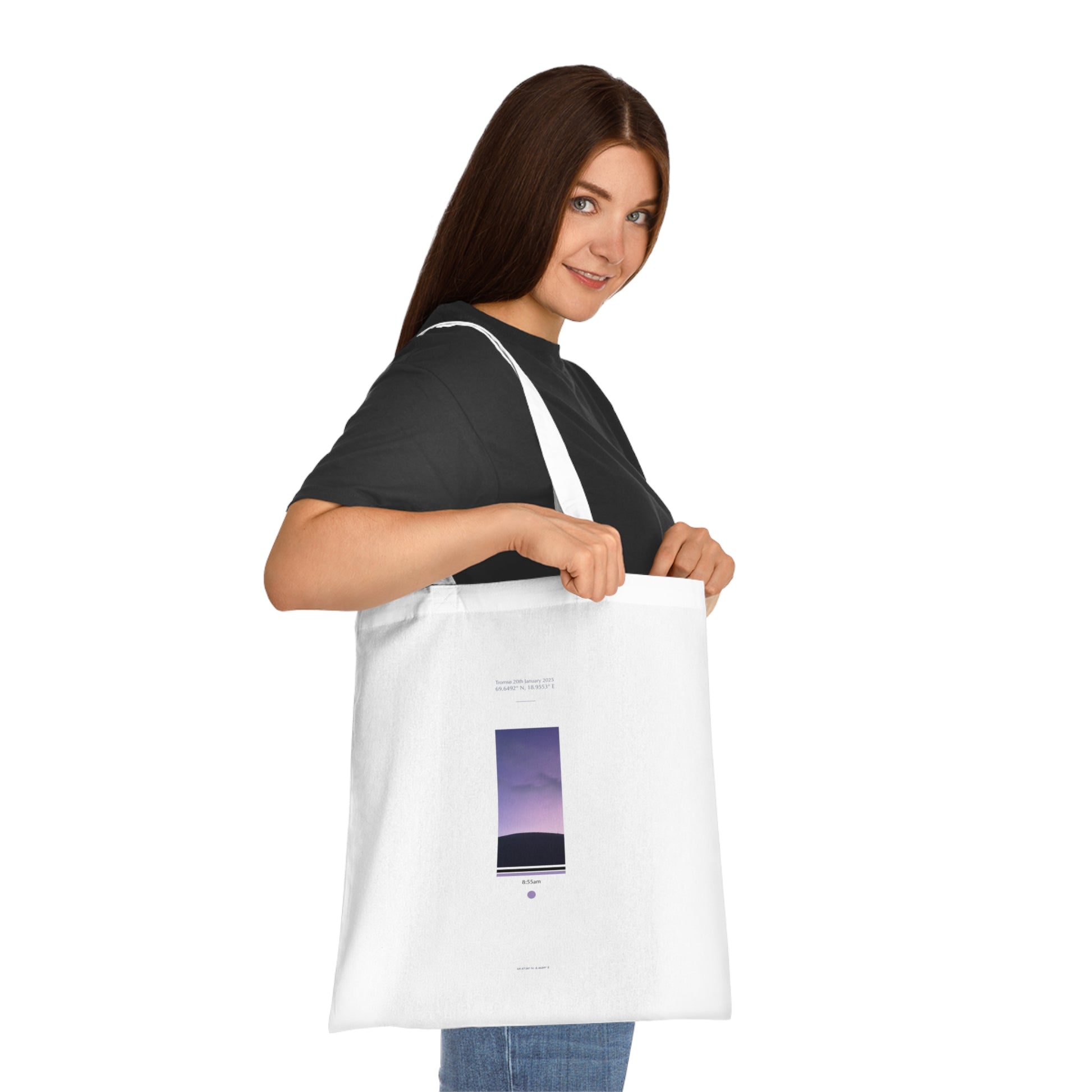 Time Capture of Skjervøya Tote Bag | Eco-Friendly Canvas Bag