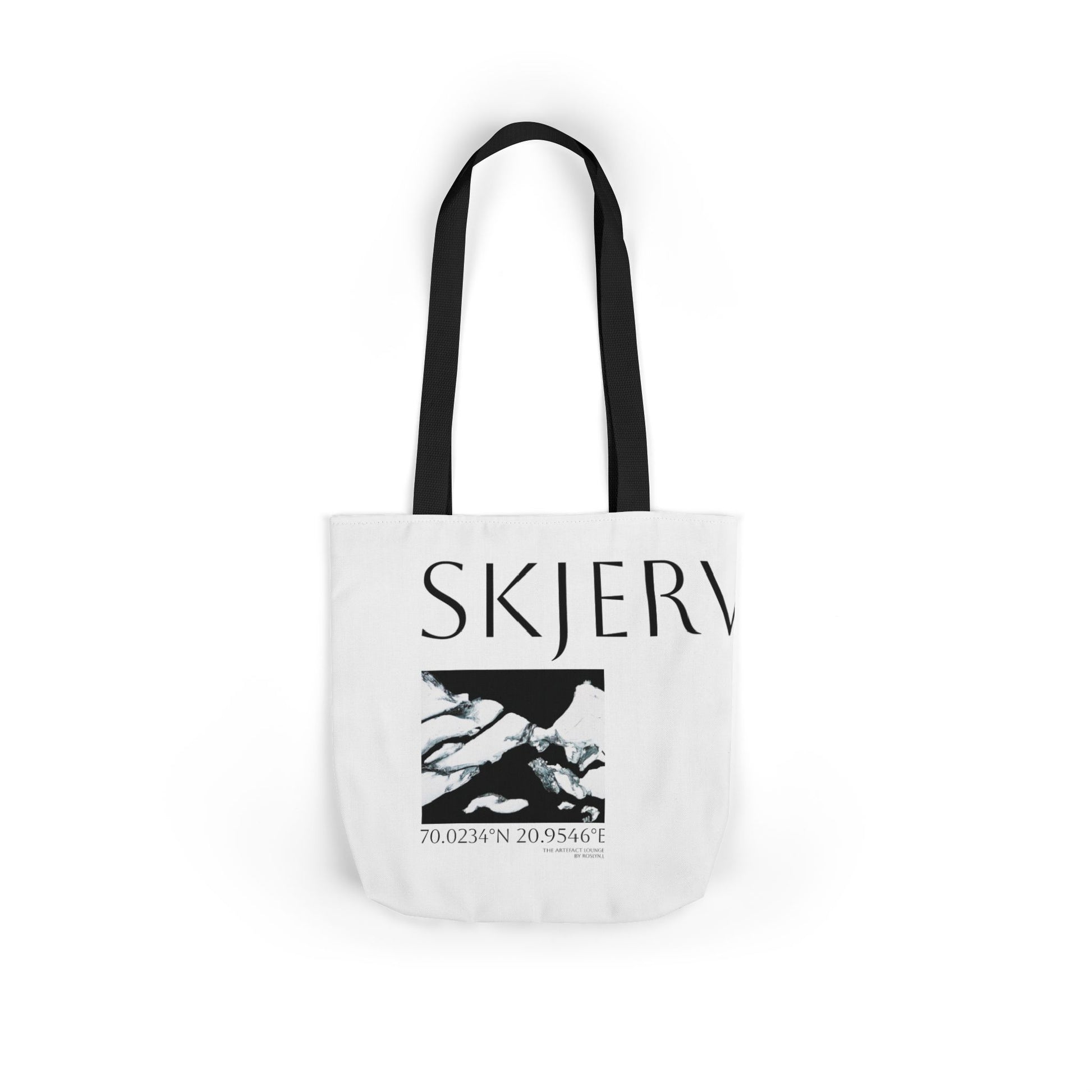 Skjervøy's Frost Canvas Tote Bag