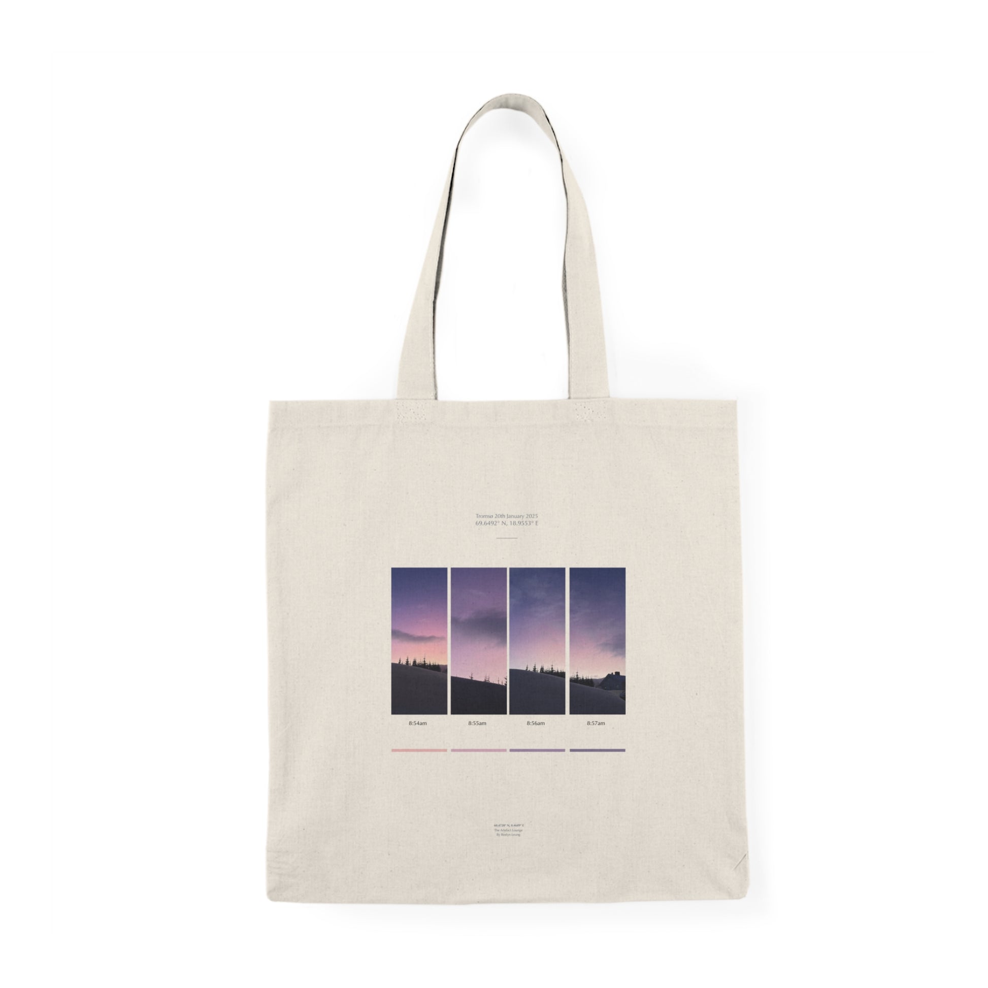 Time Capture of Skjervøya Tote Bag | Eco-Friendly Canvas Bag