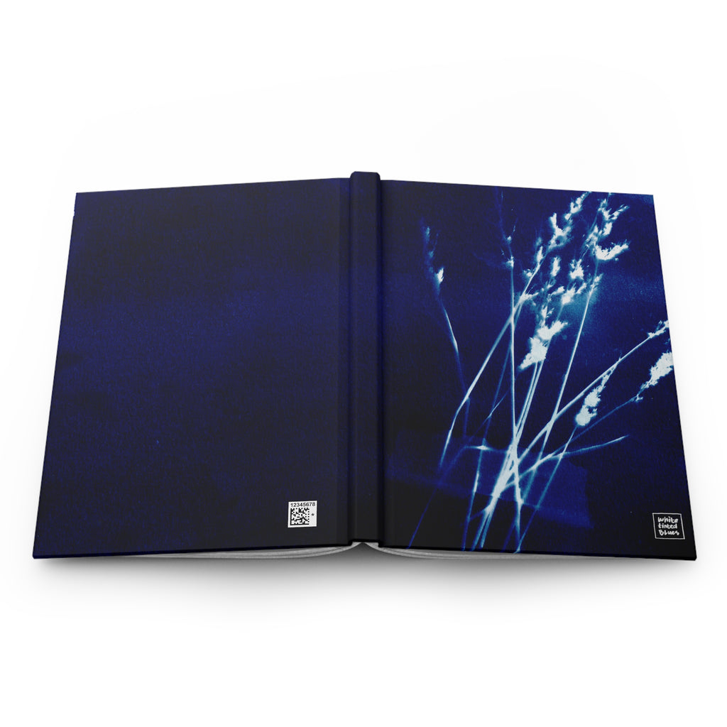 05. Wildflowers | Botanical Cyanotype Hardcover Journal, Blank Pages