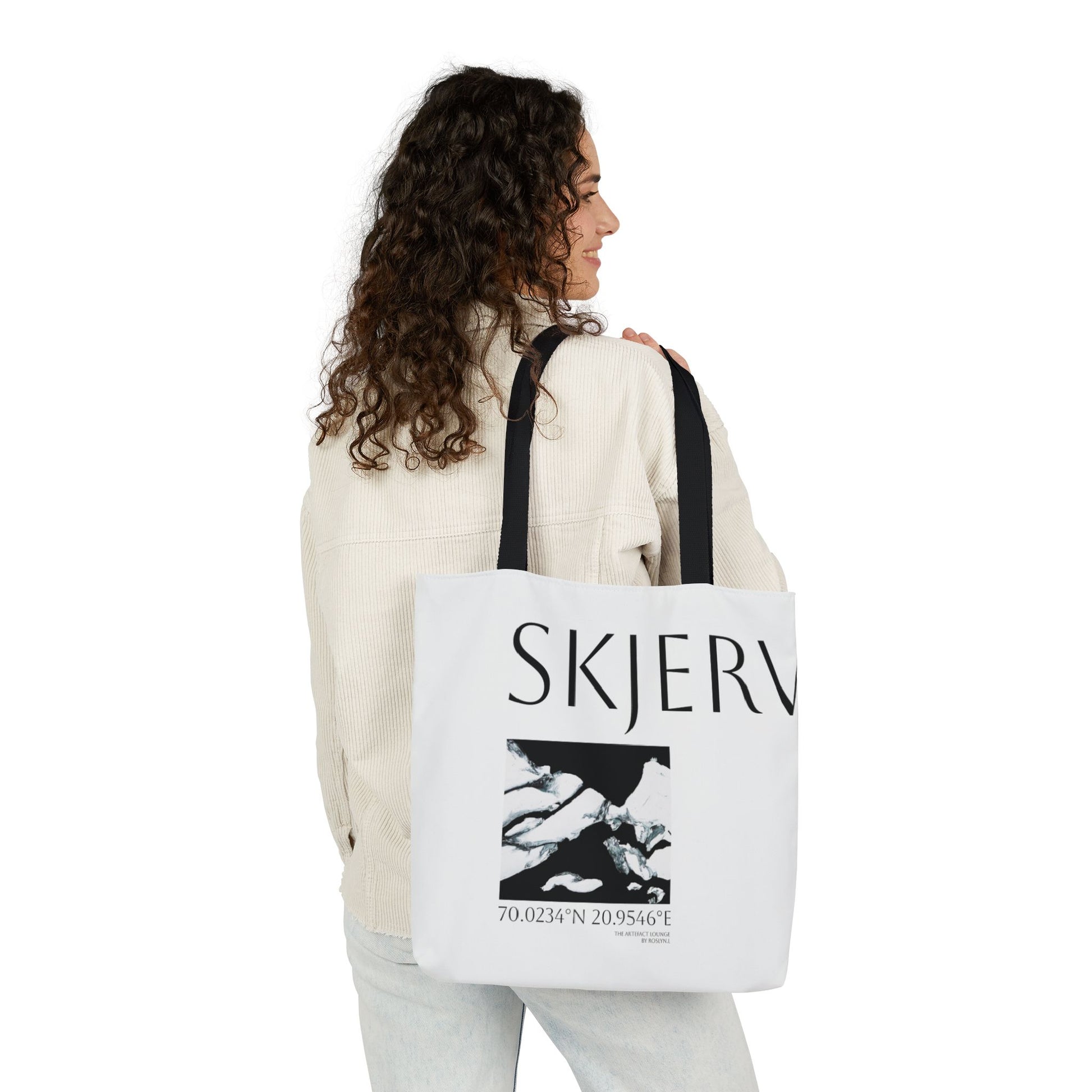 Skjervøy's Frost Canvas Tote Bag