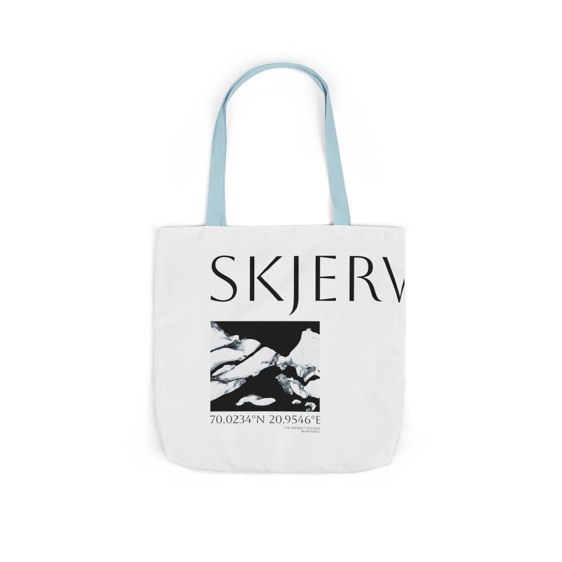 Skjervøy's Frost Canvas Tote Bag