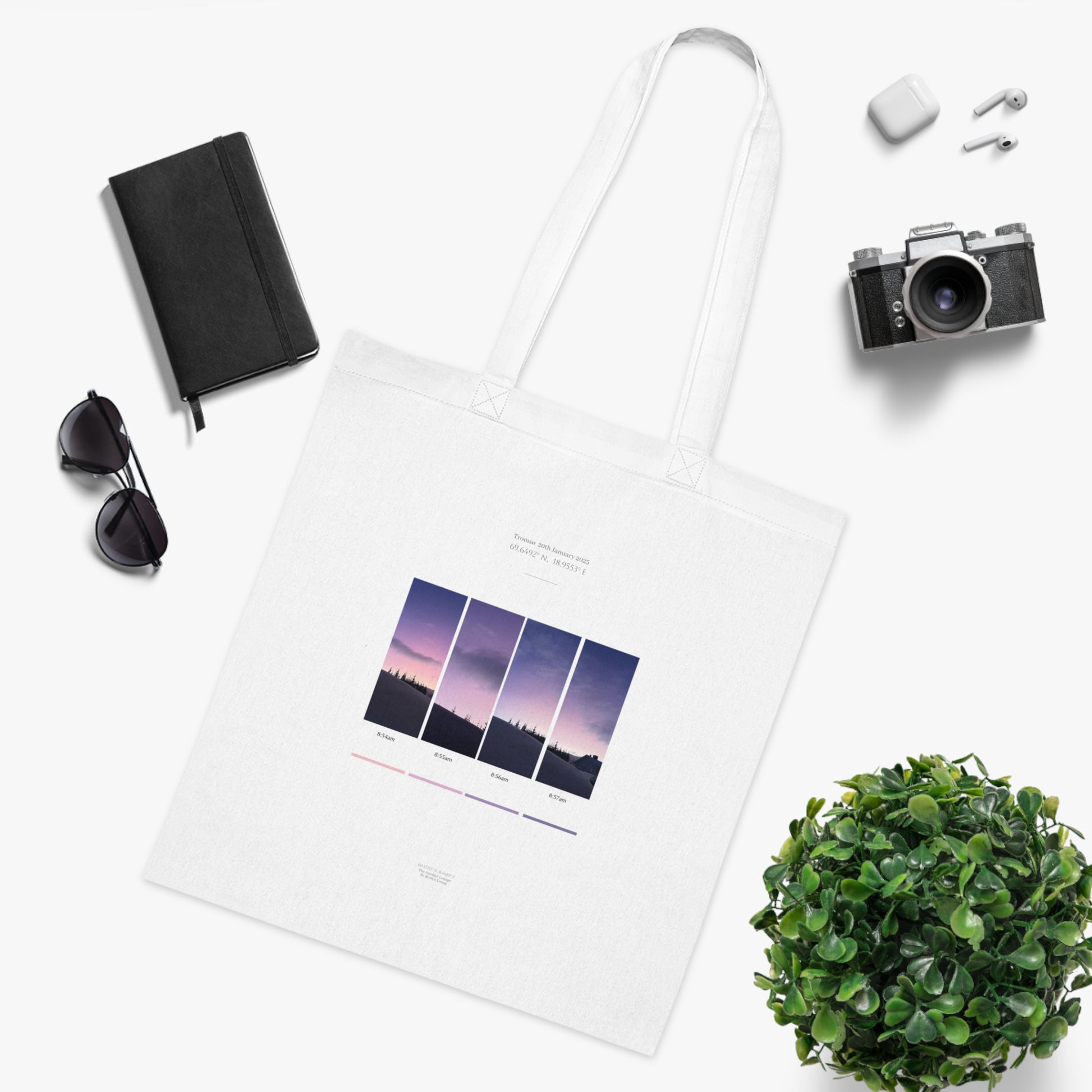 Time Capture of Skjervøya Canvas Tote Bag