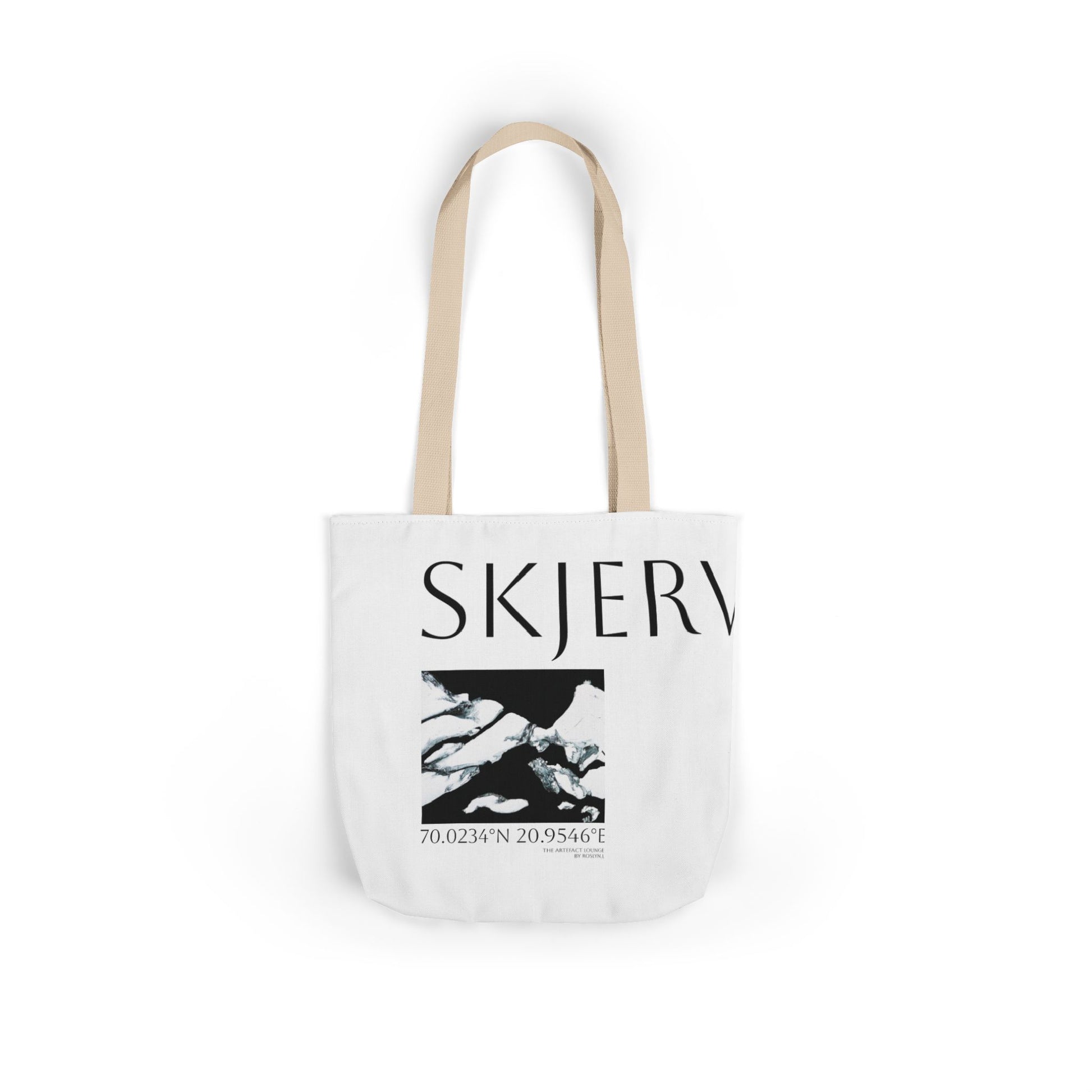 Skjervøy's Frost Canvas Tote Bag
