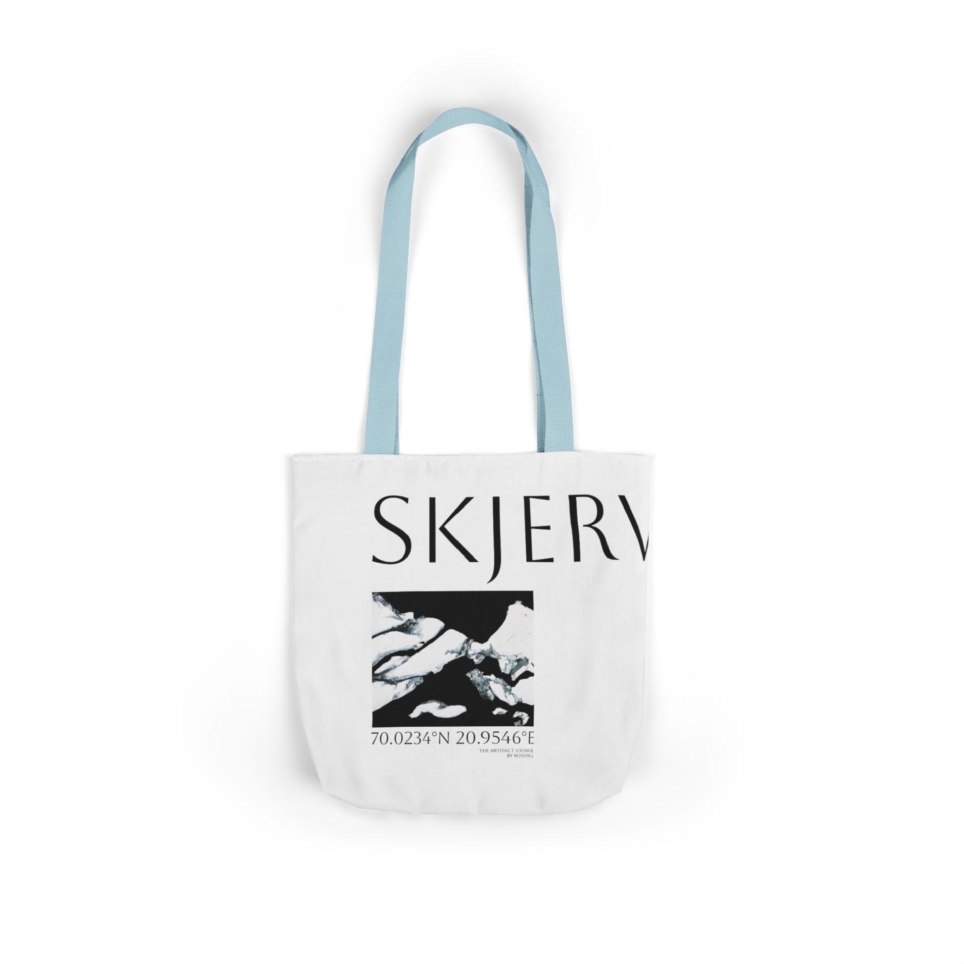 Skjervøy's Frost Canvas Tote Bag