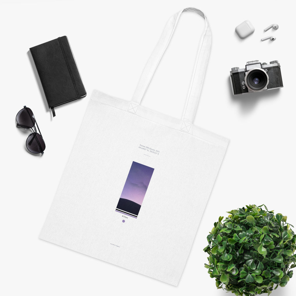 Time Capture of Skjervøya Tote Bag | Eco-Friendly Canvas Bag