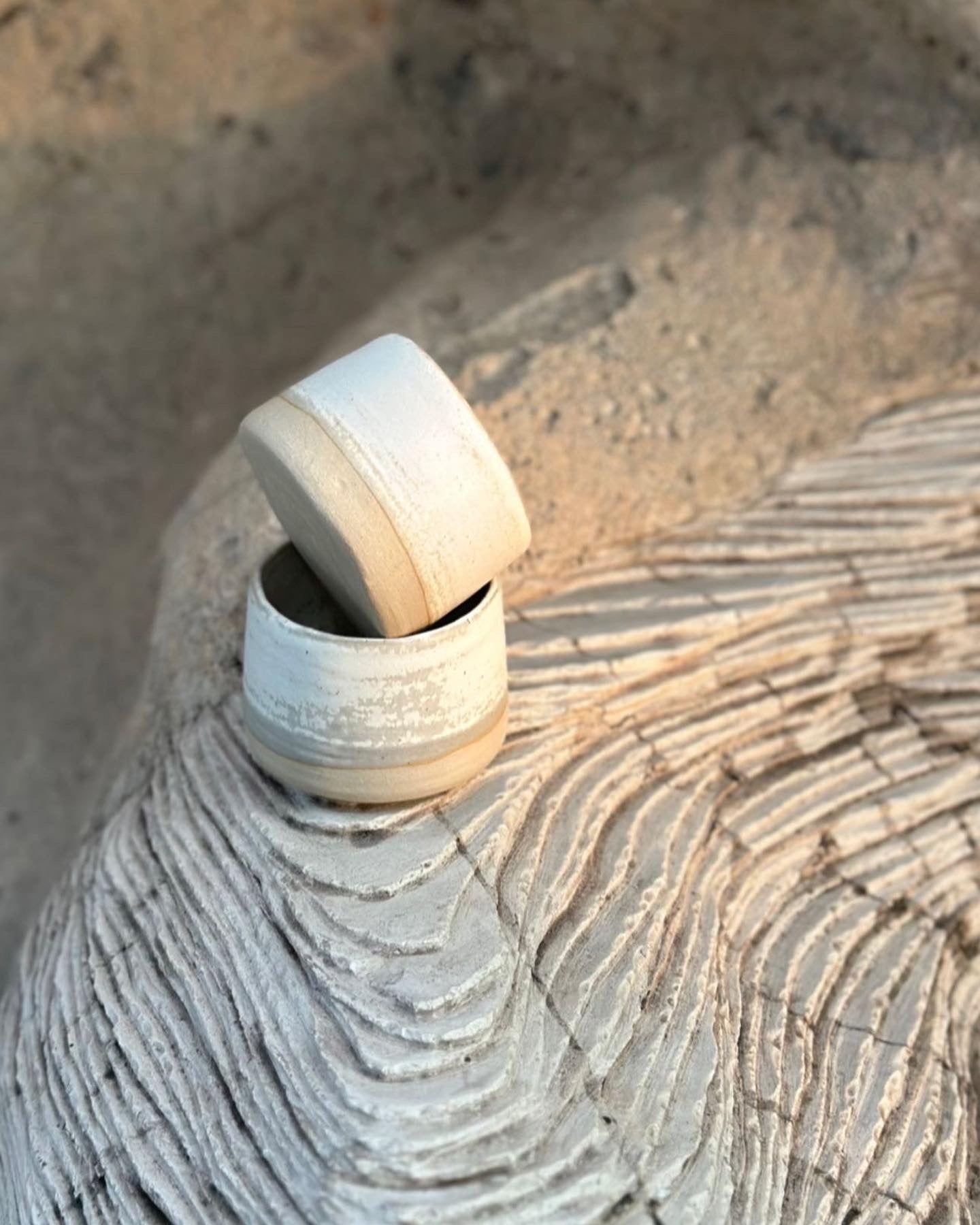 Les Choupette Cup | Handmade Two Toned Stoneware