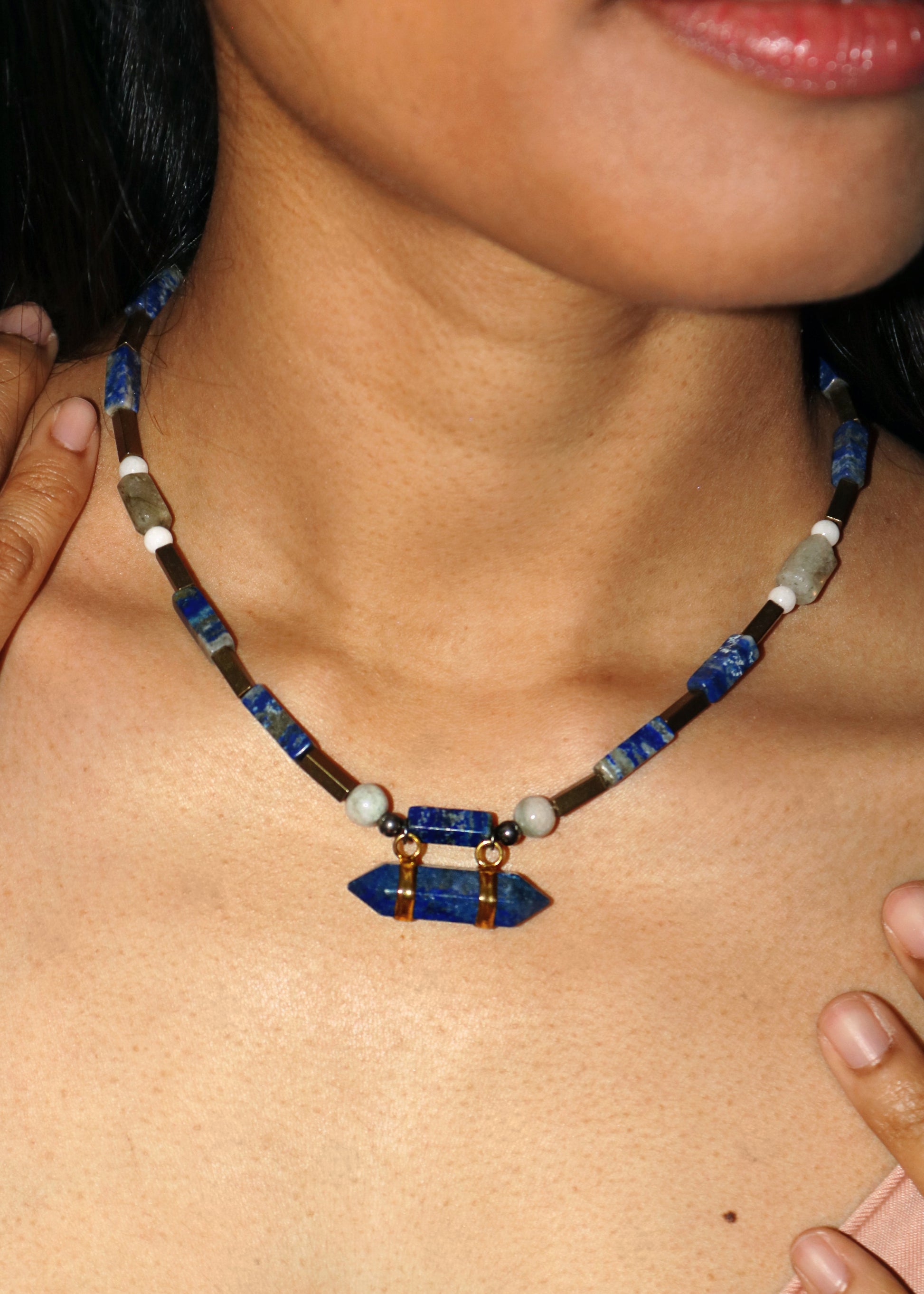 Blue Lapis Lazuli Necklace