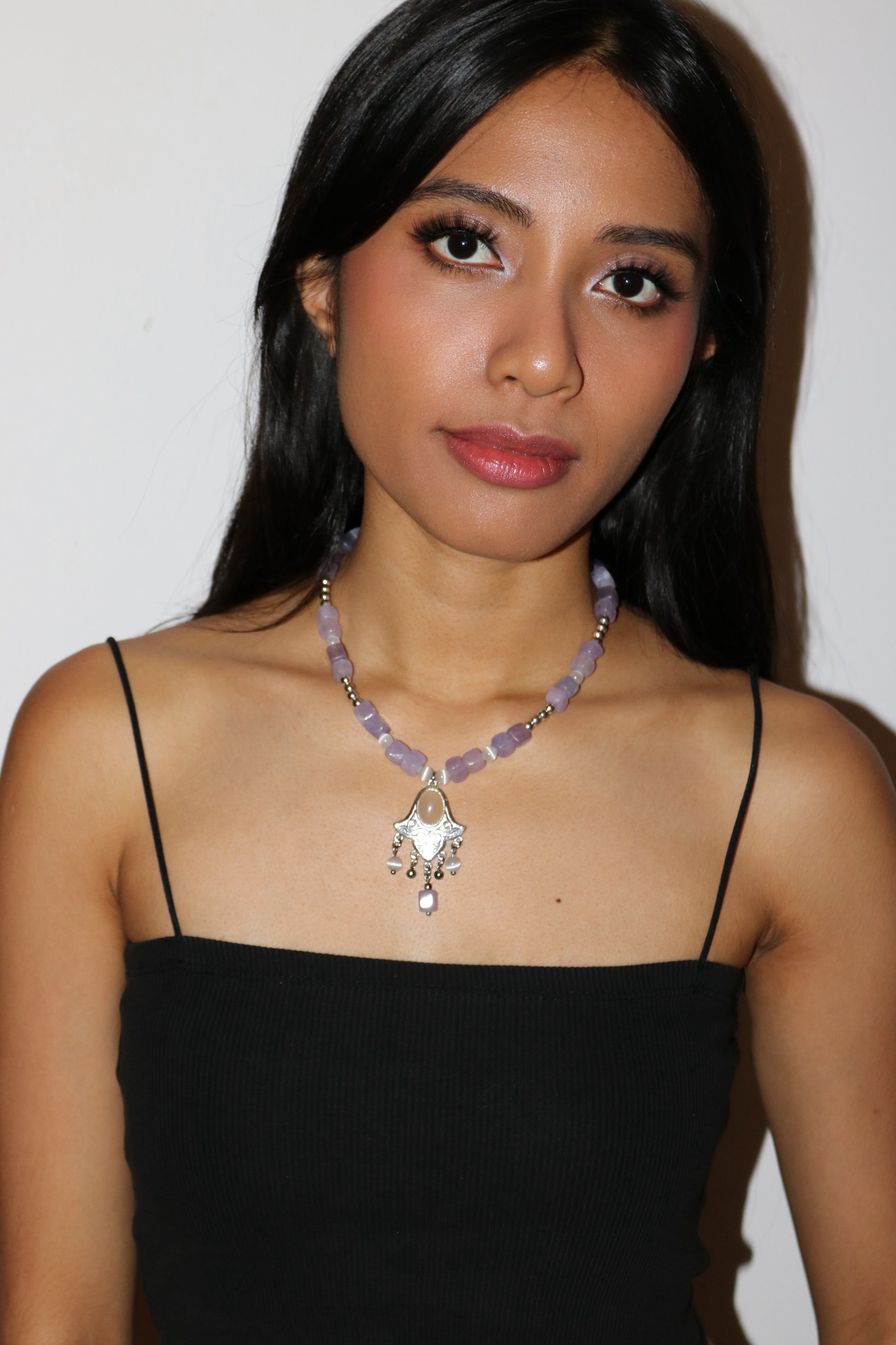 Lilac Pendant Necklace