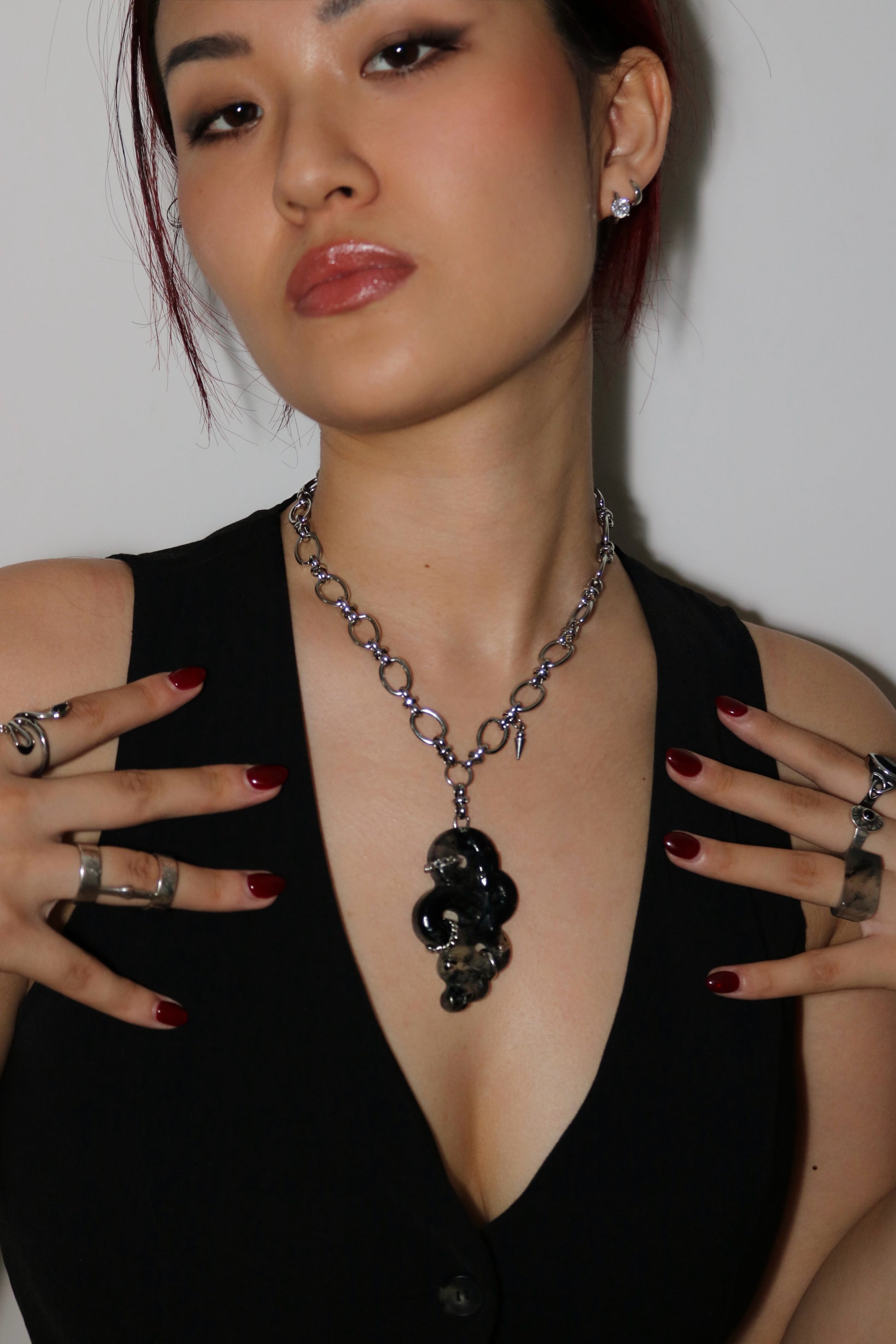 Jade Shadow Necklace