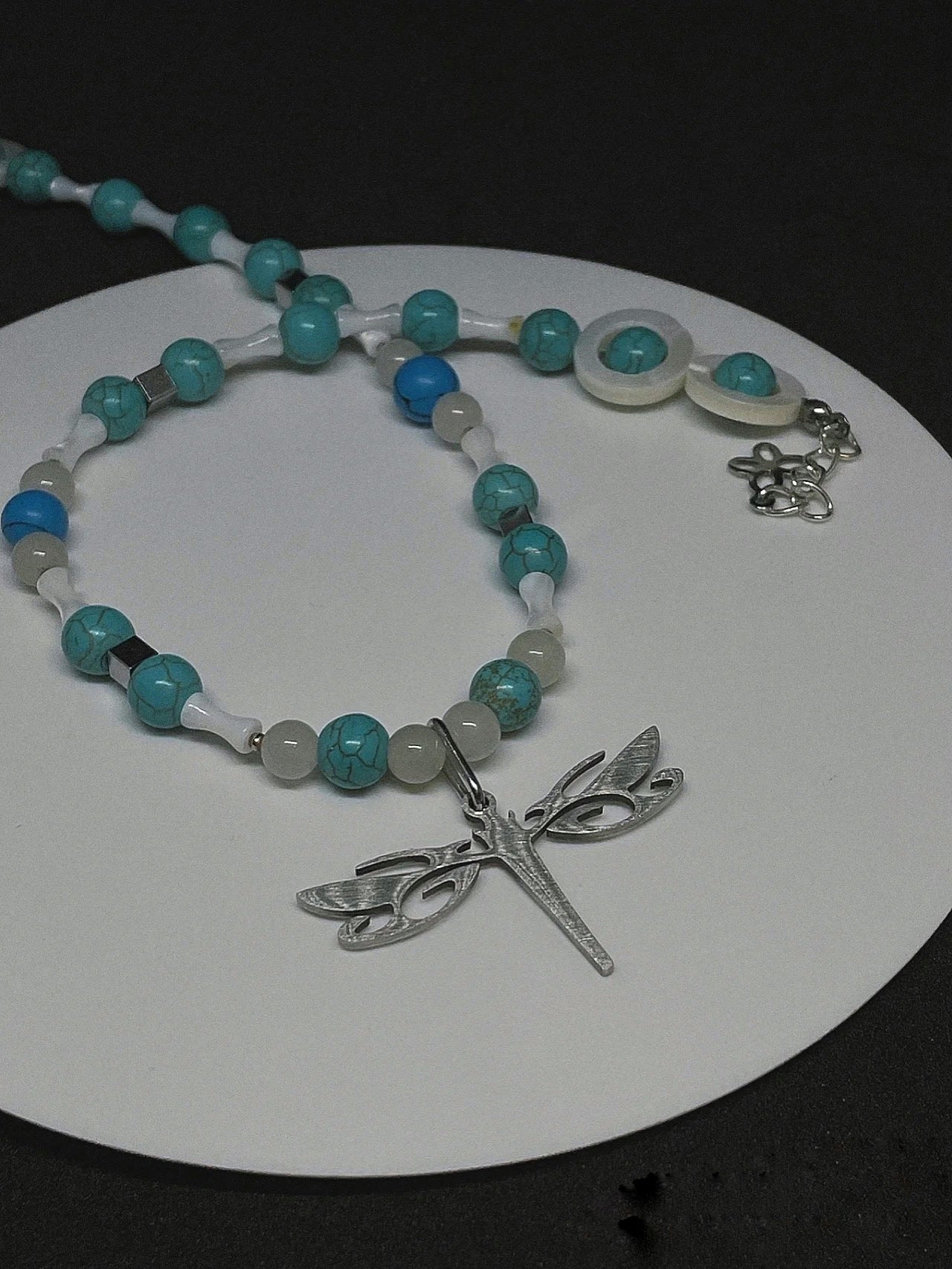 Turquoise Dragonfly Necklace