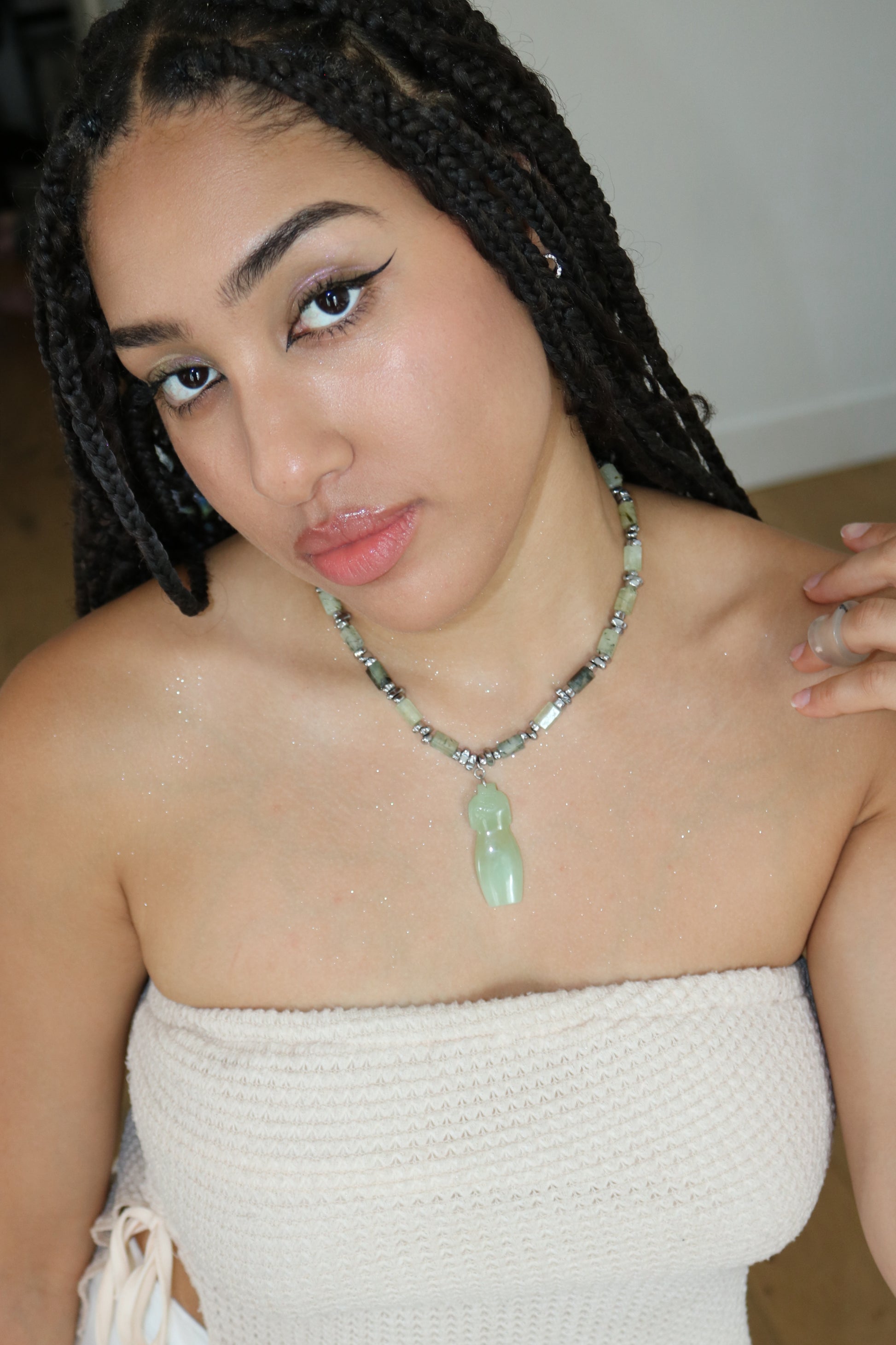 Dress Pendant | Jade Necklace