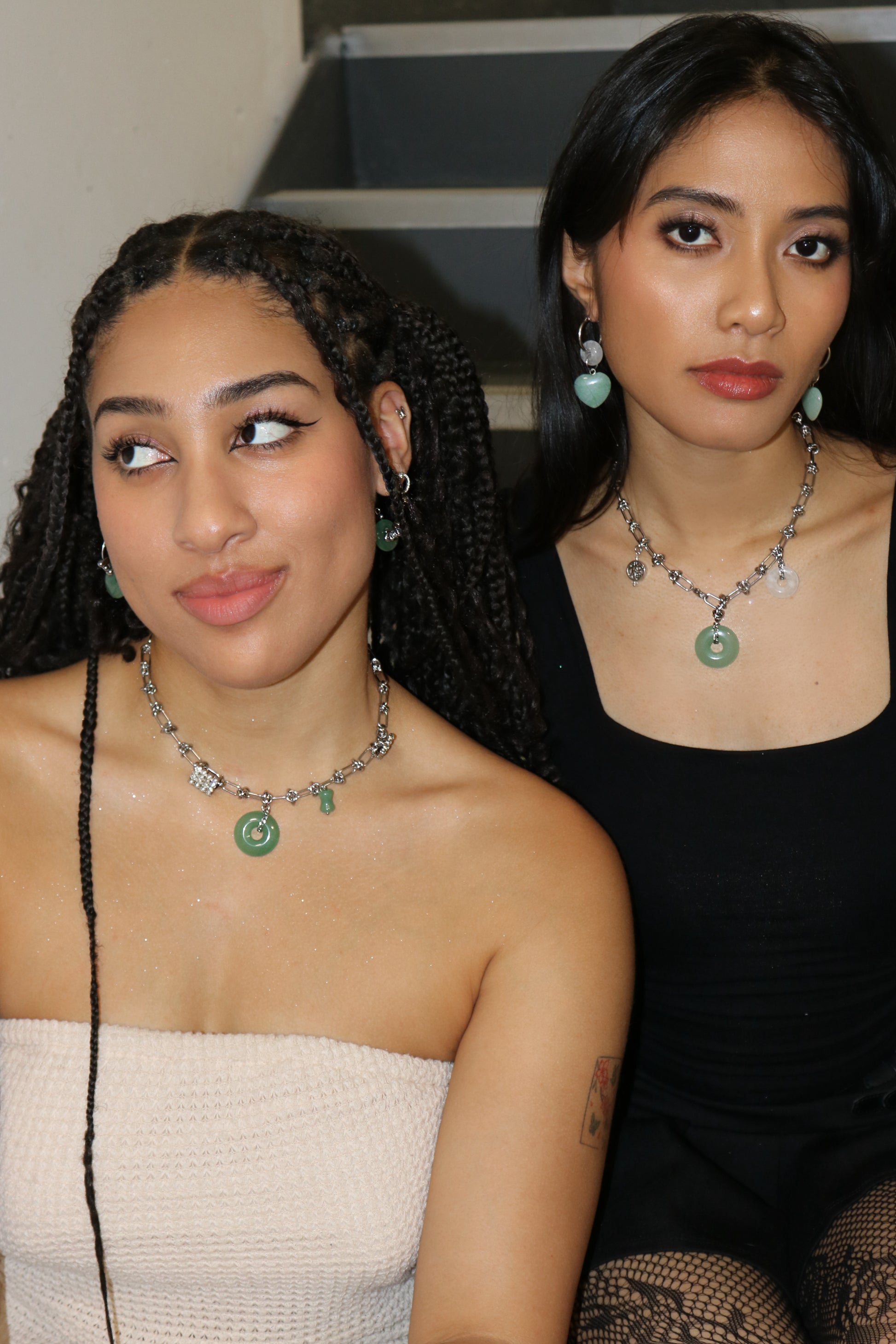 Adventurine | Twin Necklace Collection